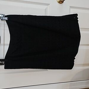 Nanette lepore black eyelet skirt size 10